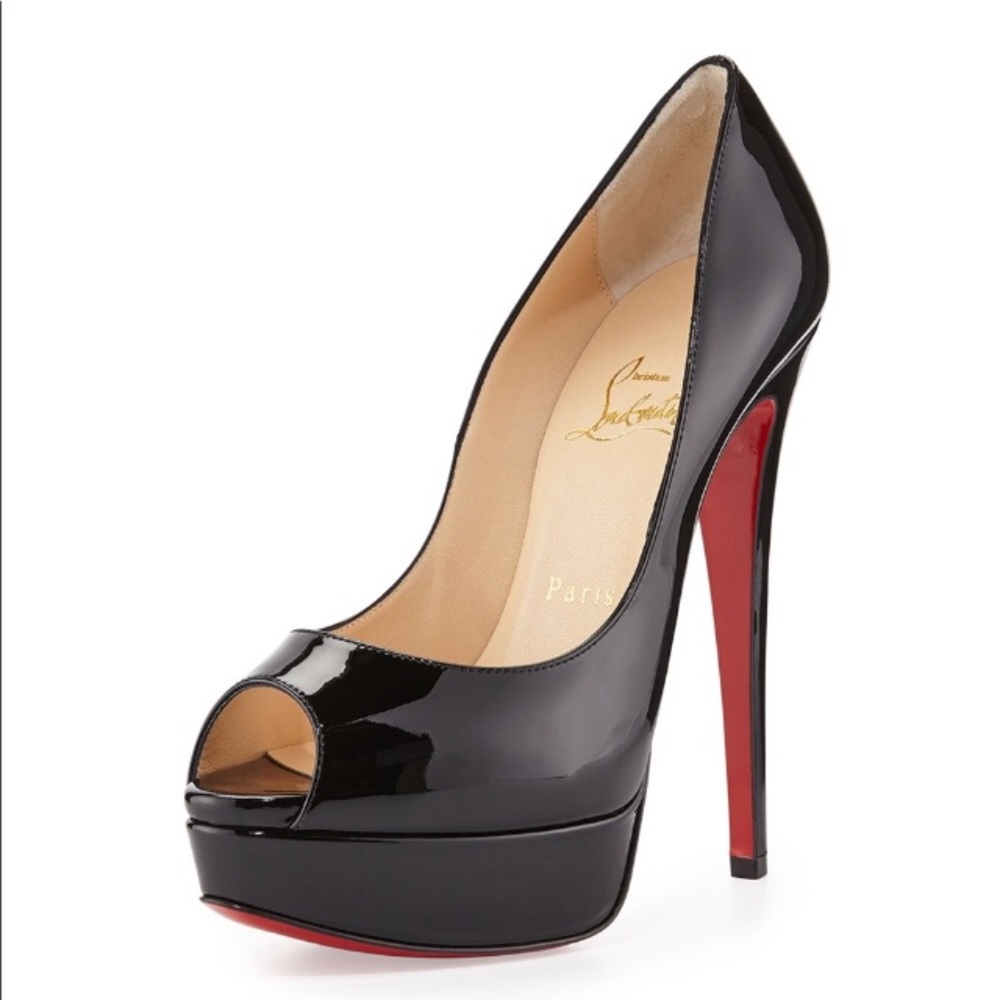 Christian Louboutin Lady Peep Platforms